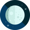 weather,nature,night,half moon,moon phase,crescent moon